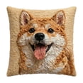 thumbnail image 2 of Pillowcase Cute Pet Imitation Embroidery Pillow Cover Cute Dogs Pillowcase Bedroom Home Sofa Decoration Cushion, 2 of 6