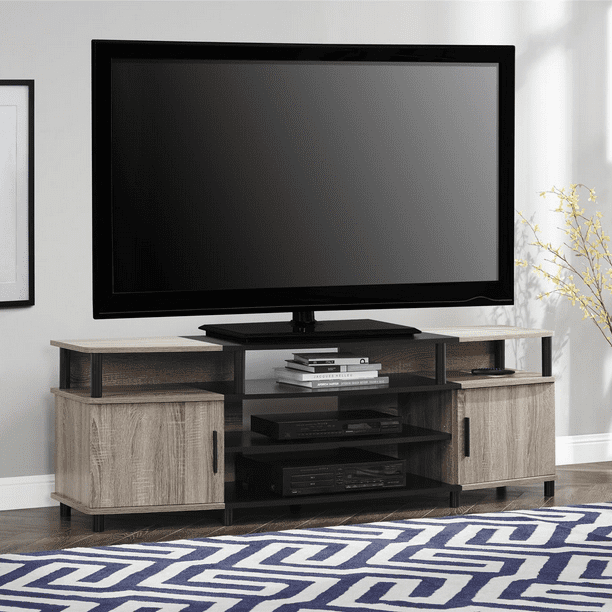 Ameriwood Home Carson TV Stand for TVs up to 70", Sonoma Oak