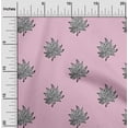 thumbnail image 1 of oneOone Organic Cotton Poplin Twill Fabric Leaves Block Print Fabric By Yard 42 Inch Wide, 1 of 4