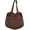 Coffee, variant on Tote Bag for Women Large Size Shoulder Bag Handbag Corduroy Draw String Purse Work Travel Shopping