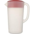 thumbnail image 4 of RUBBERMAID Covered Pitcher 2.25 qt - White with Red Cover, 4 of 6