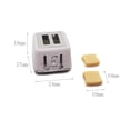 thumbnail image 2 of Phenofice Compact Bread Maker Mini House Display White 1 Set, 2 of 8