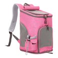 thumbnail image 1 of Mochila de malla para mascotas, bolsa de viaje para mascotas, cómoda y ventilada mochila para gatos, bolsa portátil para gatos pequeños al aire libre, Rosa, 1 of 8