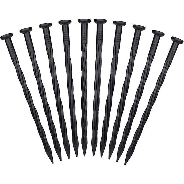 Estacas de anclaje de jardín Sailing 10 Piezas de plástico para bordes de césped