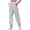 Gray, variant on Women's Sweatpants Wide Leg High Waist Loose Flare Sweatpants Fashion Fitness Sports Loose Elastic Waist Long Sweatpants Drawstring Sports Joggers Solid Color