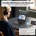 thumbnail image 2 of Reproductor de DVD portátil HotAt, 9,5 pulgadas, 7,5 pulgadas, HD, giratorio, Bluetooth, 2 of 8