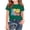 Army Green a1, variant on 100th Day of School Shirt Girls Trendy Cute Graphic Tees Uniform Workout Tops Summer Short Sleeve Shirts Size 2-14 Years