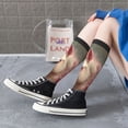 thumbnail image 5 of Honeii Haired White Horse Print Long Socks,Novelty Design Socks Gift for Men and Women,Crew Socks,Calf Socks, 5 of 6