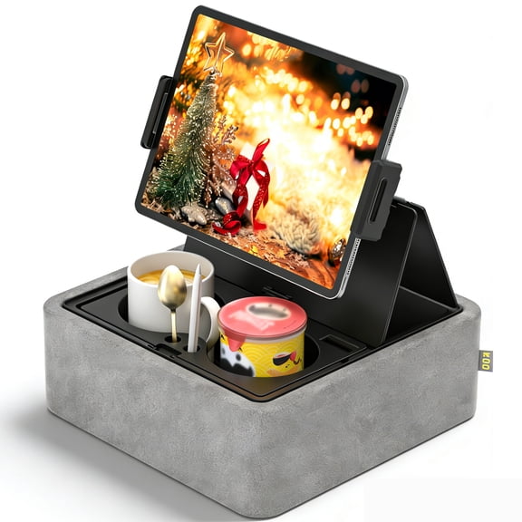 KDD Tablet Pillow Stand, iPad Tablet Stand 4.7'' to 12.9'' Foldable Adjustable 360°Rotating for Desk Bed Couch and Lap