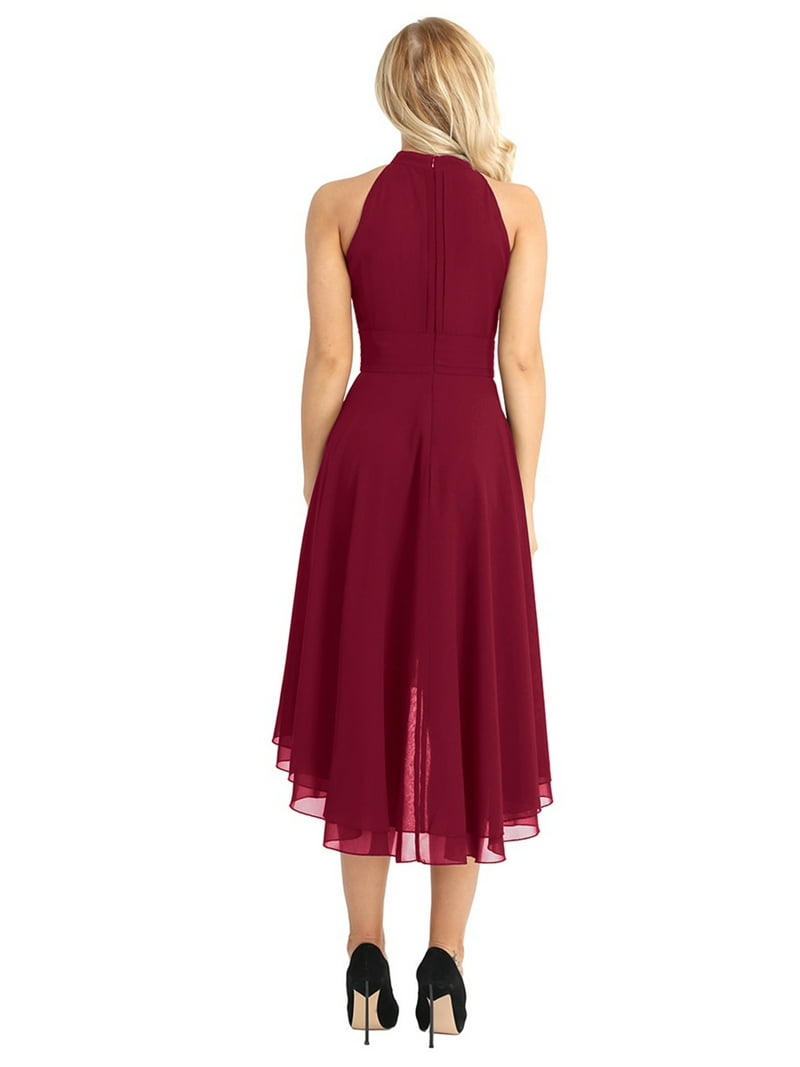 open lace back dress Long Sweetheart Prom Dress with A-Line Chiffon Skirt Red / 8 main image 1