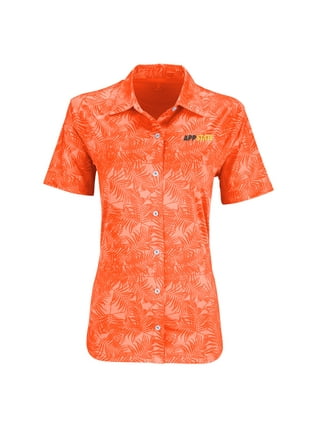 Women's Orange Fordham Rams Vansport Pro Maui Button-Up Shirt