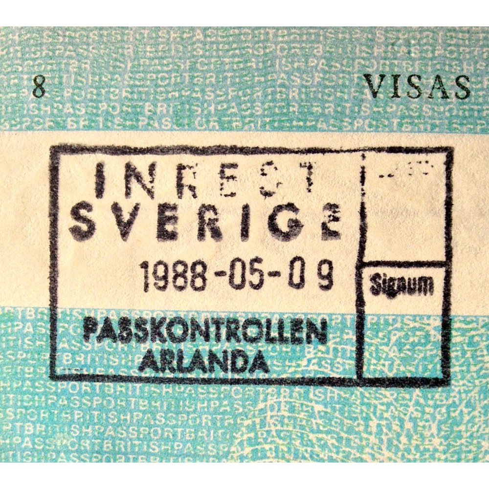 Swedish Tourism Passport Arlanda Travel Sweden20 Inch By 30 Inch