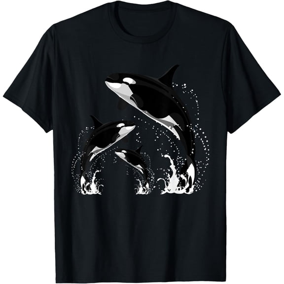 Killer Whale Gifts Shirt. Jumping Orca Killer Whales Killer T-Shirt
