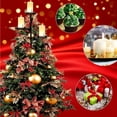 thumbnail image 2 of Injueey Inicio Restaurante Entretenimiento Lugar Hierro Triple Árbol Topper Candelabro Negro Triple Árbol Topper Navidad Kits de decoración para fiestas negro 60cm, 2 of 6