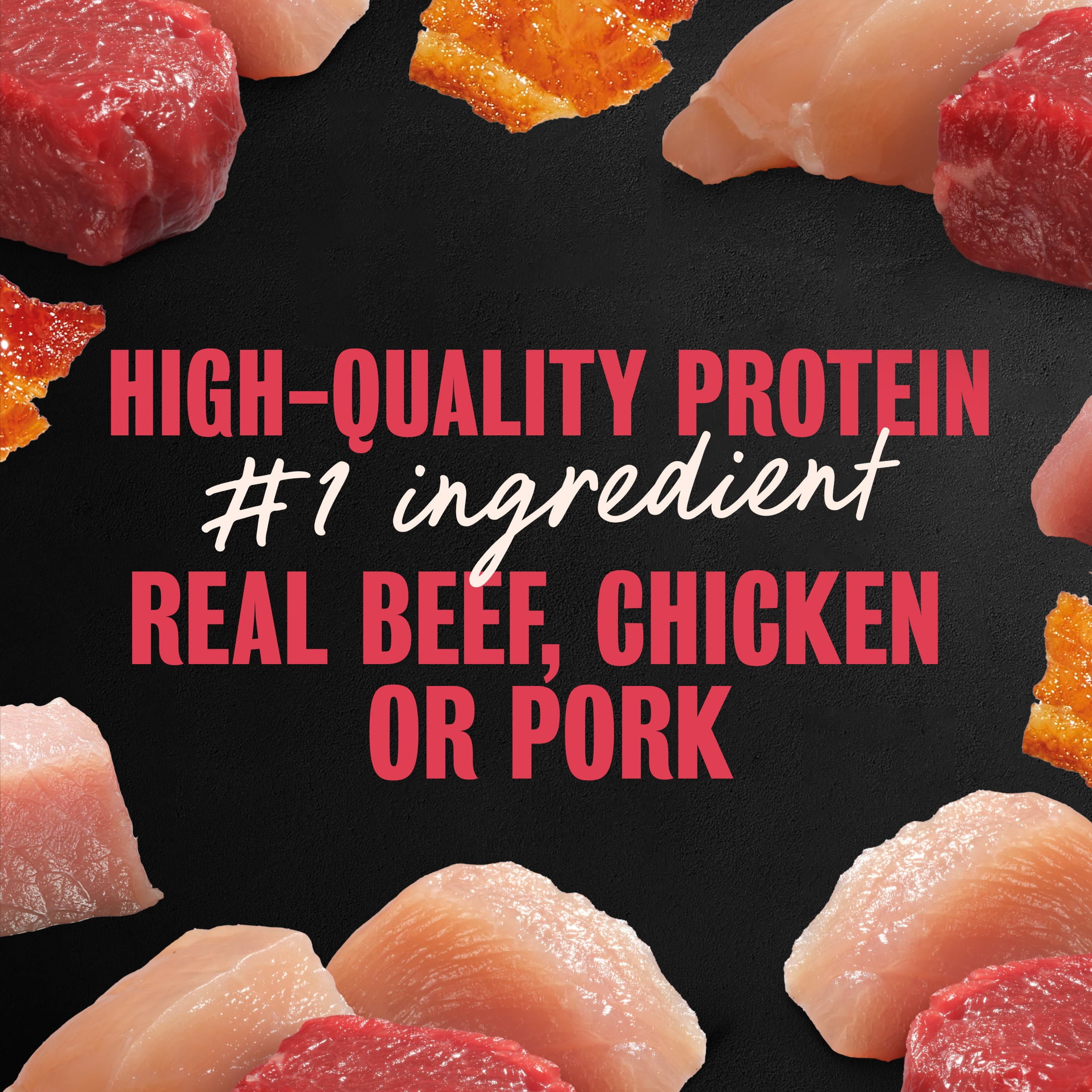 Cesar Loaf & Topper Chicken, Beef, & Pork Variety Pack Soft Wet Dog Food, 3.5 Oz Trays (24 Ct)