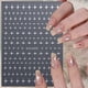 thumbnail image 4 of 8 Sheets Metallic Nail Art Stickers Heart Nail Decals 3D Self-Adhesive Nail Art Supplies Luxury Heart Stars Gold Silver Nail Designs Stickers, 4 of 4