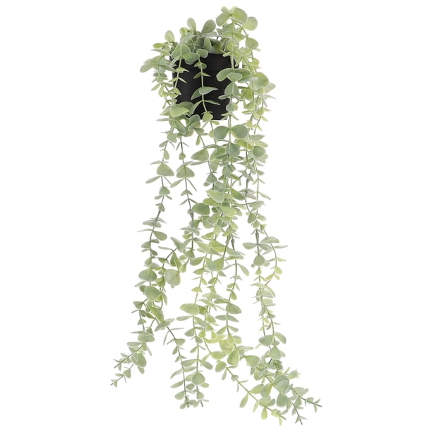 EeaseMX Decoración colgante de enredadera para valla de jardín, imitación de ratán para colgar en la pared.