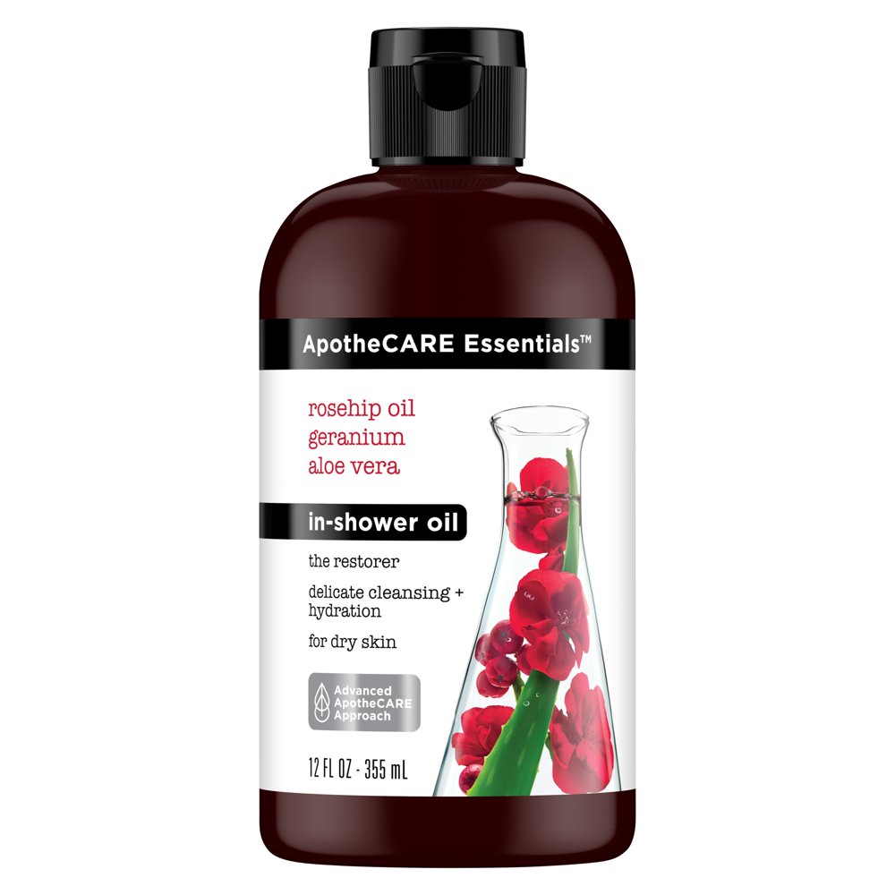 ApotheCARE Essentials The Restorer InShower Oil Rosehip Oil, Geranium