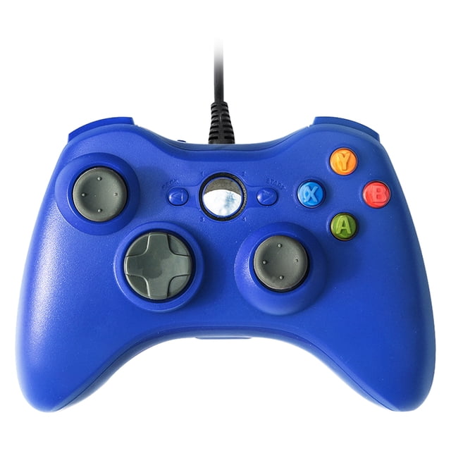 Controlador con cable Gamepad con cable ergonómico con turbo de doble vibración para Xbox 360
