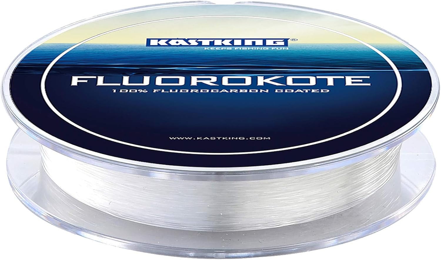 KastKing Fluorocarbon Coated Fishing Line, Fluorocarbon Leader,Fast Sinking-Fluorokote