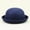 Navy, variant on Hauaitttt Elegant Adults Solid Hat Roll up Brim Panama Bowler Hat Bucket Hat Mens Womens Classic Wool Round Bowler Hats Cap Wide Brimmed Hat Bucket Hat Cow Men's Sun Hat Foldable Hats Ladies Men's