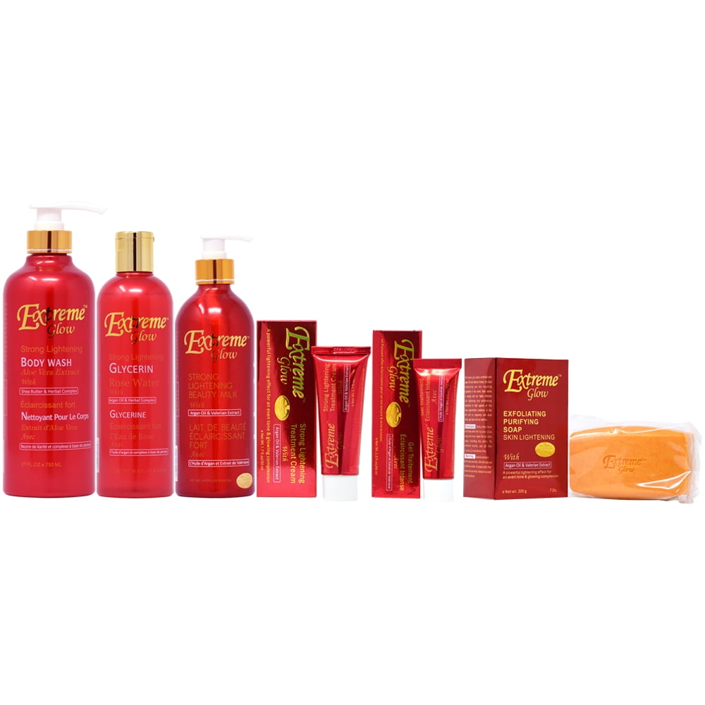 Extreme Glow Set1 (Body Wash 27oz + Glycerin 16.8oz + Lotion 16.8oz