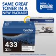 thumbnail image 3 of Brother Genuine High-yield Black Printer Toner Cartridge, TN4332PK, 3 of 11
