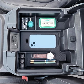 TOPINSTALL Bandeja De Consola Central De Tamaño Completo Compatible Con Chevy SilveradoGMC Sierra 2014 2018 Y Chevy Tahoe 2015 2020suburbangmc