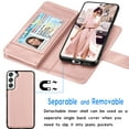thumbnail image 3 of Tiflook Wallet Case For Galaxy S22 Plus,PU Leather Card Holder Flip Cover [Detachable Magnetic] for Samsung Galaxy S22 Plus 5G 6.5" 2022 [Rose Gold], 3 of 6