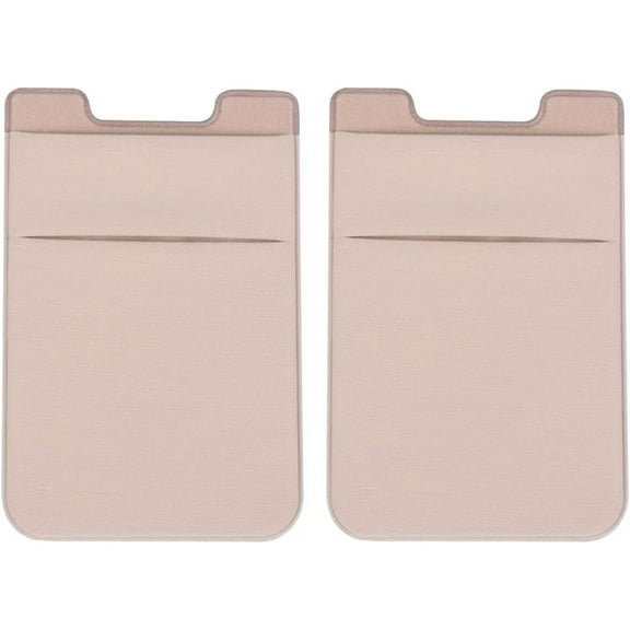 Smartphone 2pcs Phone Holder - Adhesive Holder Layer Phone Pouch Cell Phone Back Patch Cover (Rose Gold) Sticker Sticker Wallet