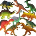 thumbnail image 1 of Juego de juguetes con forma de dinosaurio Zippytots, 10 unidades, plástico realista, de 3 a 5 años, 1 of 6