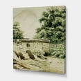 thumbnail image 3 of Cabin In The Green Mountains 30 in x 40 in Painting Canvas Art Print, by Designart, 3 of 4