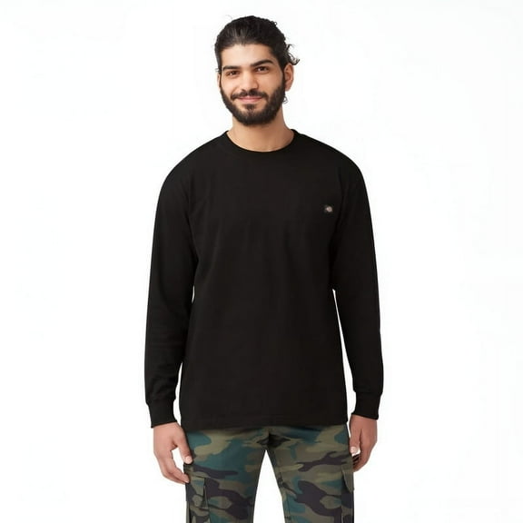 Dickies Men's and Big Men's Long Sleeve Heavyweight Pocket T-Shirt