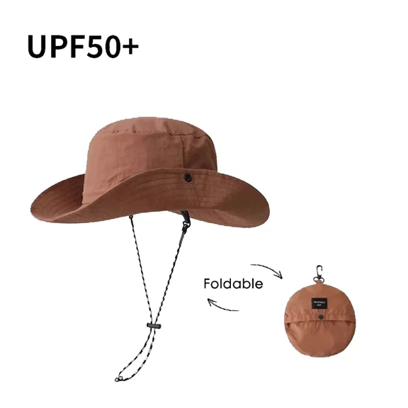 Sombrero de Pescador Impermeable para Mujer, Protección Solar Anti-UV para Verano, Gorra de Montañismo y Senderismo, Sombrero de Cubo Panamá para Hombre, Sombrero de Exterior