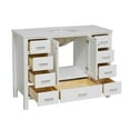thumbnail image 5 of KBC Horizon 48" Wood Bathroom Vanity w/Engineered White Stone in White, 5 of 6