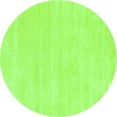 thumbnail image 1 of Ahgly Company Indoor Round Abstract Green Contemporary Area Rugs, 8' Round, 1 of 1