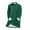 Green, variant on Half Zip Fleece Jackets for Women, Stand Collar Long Sleeve Top, Warm Winter Outerwear with Pockets for Daily Wear, Sizes S-XXL