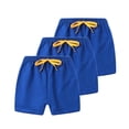 thumbnail image 2 of JOANKDMI 3-Pack Toddler Girls Casual Shorts Kids Summer Elastic Waist Play Shorts with Cute Ribbon Bowknot Lightweight Lounge Clothes for Little Girls Daily Wear, 2 of 8