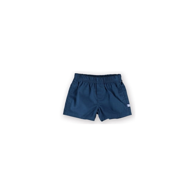 Disney Boys Solid Slip-On Casual Walking Shorts, Azul, 0 meses
