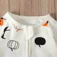 thumbnail image 6 of WIBACKER Halloween Cotton Baby Convertible Footie Pajamas, Sleep and Play Footless Zipper Sleeper for Unisex Baby Boys Girls 6-9M, 6 of 10