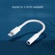 thumbnail image 2 of Adaptador de auriculares compatible con Apple Adaptador de audio Adaptador de línea de audio de 3,5 mm Adaptador 2 en 1, 2 of 4