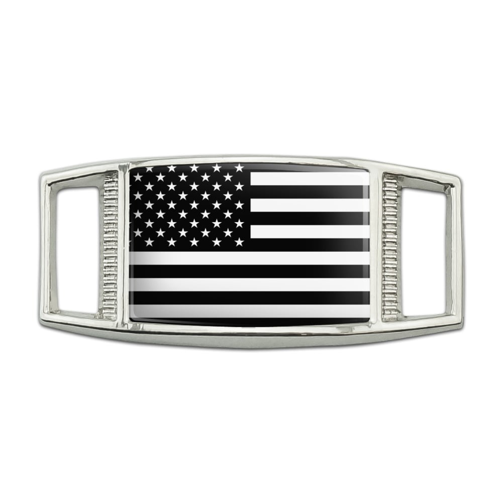 Subdued American USA Flag Black White Military Tactical Garden Yard Flag 