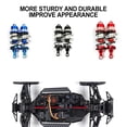 thumbnail image 2 of Youkk 2pcs Aluminum Alloy Rear Shock Absorber For 6S 1/7 Monster Trucks Threaded RC Car Accessories Replacement Parts Dark Blue, 2 of 6