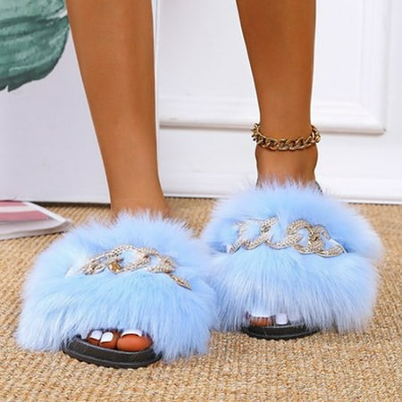 

Fashion Women Solid Ankle Flock Summer Slide Sandals Flats Flip-Flops Shose