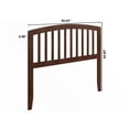 thumbnail image 7 of AFI Richmond Full Solid Wood Headboard, Walnut, 7 of 7