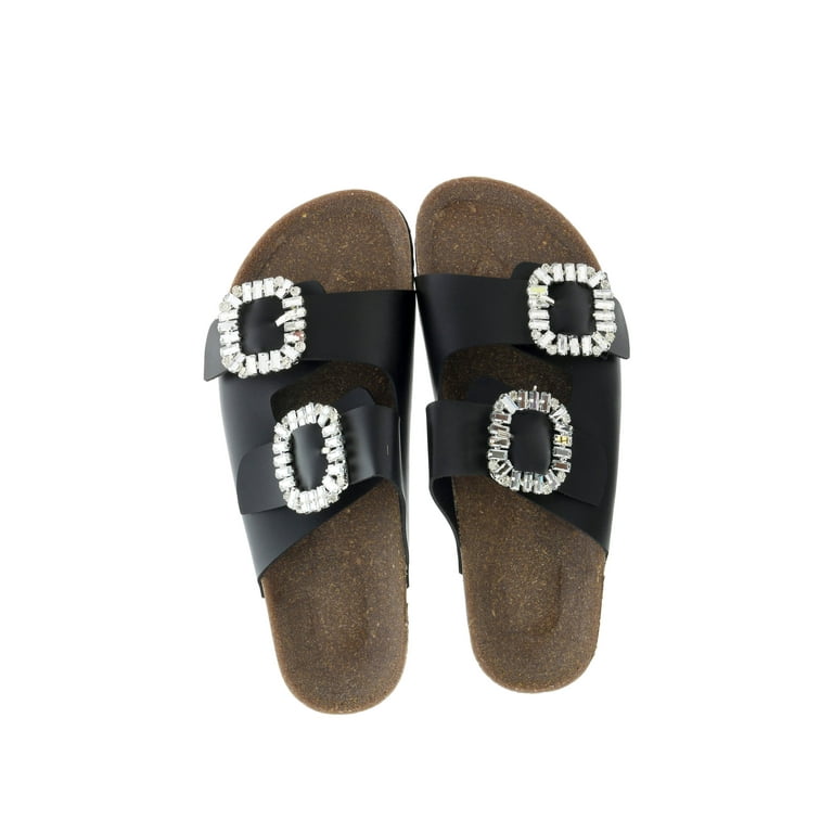 Womens Embellished Comfort Sandal