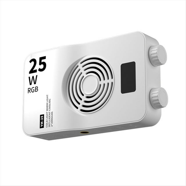 25W RGB Full-Color Fill Light Photography Phone Video Filming Live Streaming Video Light Portable Video Lighting,1 * Fill Light,White