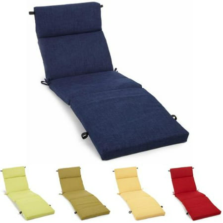 Blazing Needles 72-inch All-weather Solid Outdoor Chaise ...