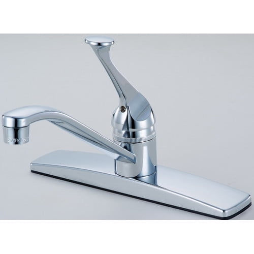 Hardware House Single Handle Kitchen Faucet With Sprayer Finish Chrome Walmart Com Walmart Com