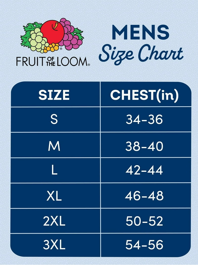 Fruit of the Loom Men's Crew Neck T-Shirt Undershirts, White